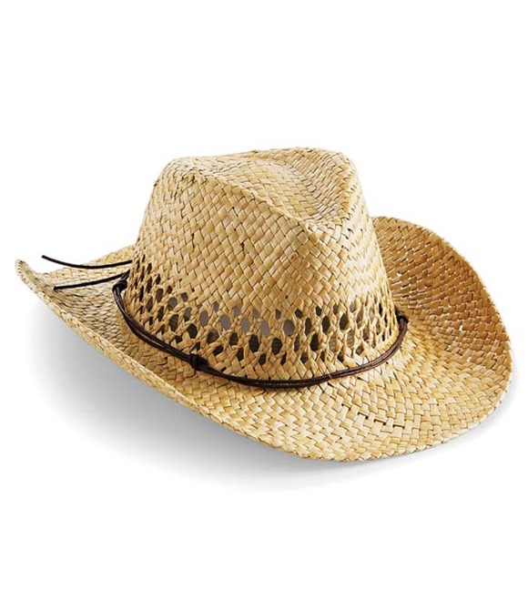 Beechfield Straw cowboy hat