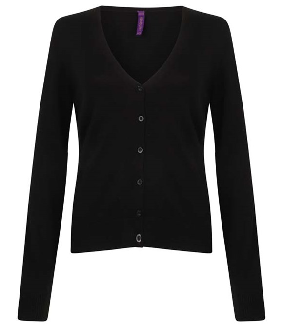 Henbury Women's v-neck cardigan