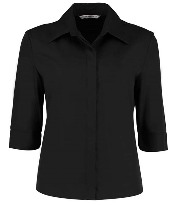 Kustom Kit Women's continental blouse ¾ sleeve