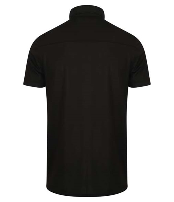 Henbury Stretch polo shirt with wicking finish (slim fit)