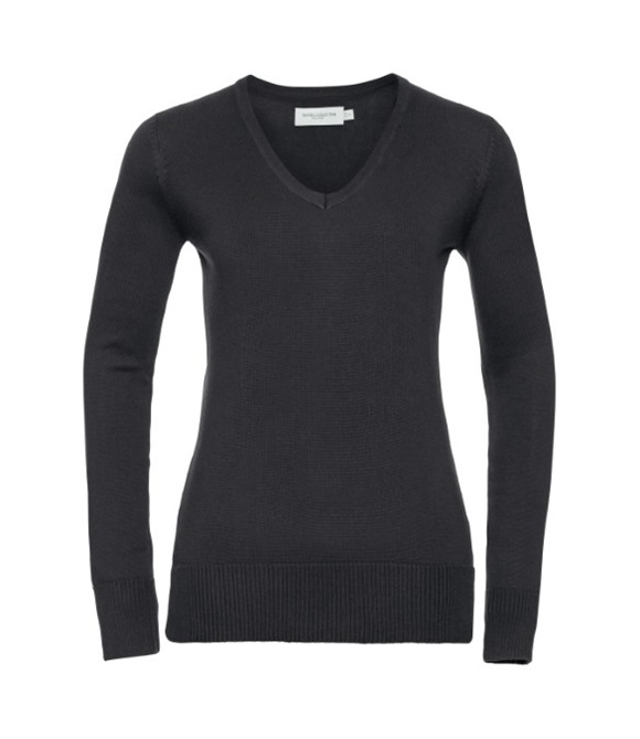 Women's v-neck knitted sweater