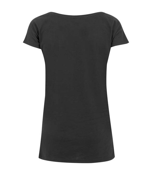 Build Your Brand Women's wide neck tee