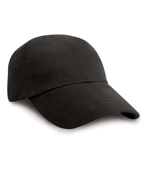Result Headwear Junior low-profile heavy brushed cotton cap