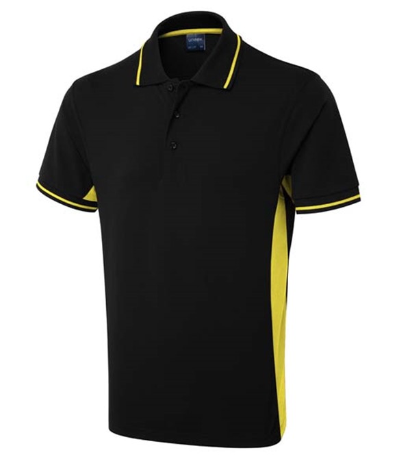 Uneek 201 GSM Two Tone Polo Shirt