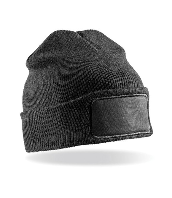 Double-knit printers beanie