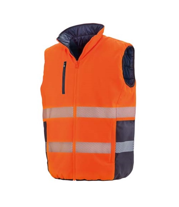 Reversible soft padded gilet