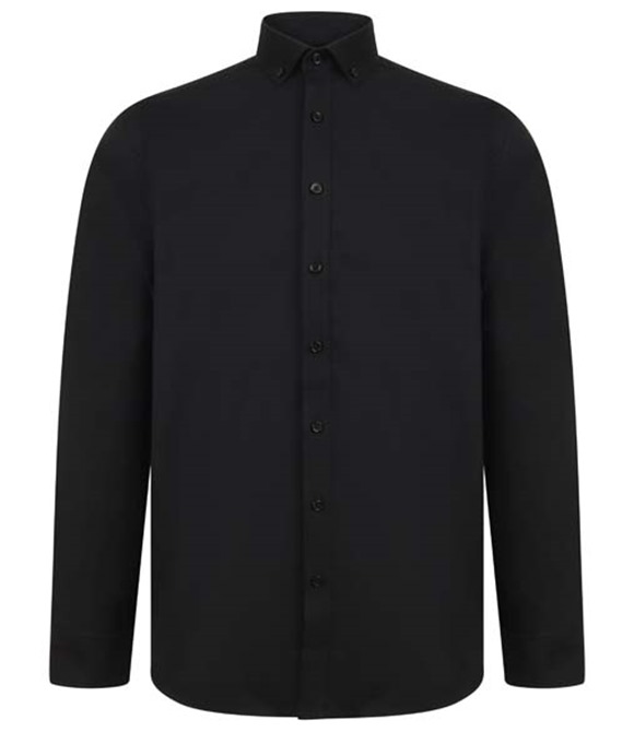 Henbury Modern long sleeve Oxford shirt