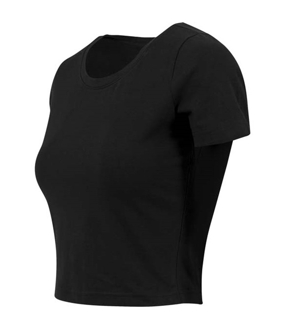 Build Your Brand Women's cropped tee