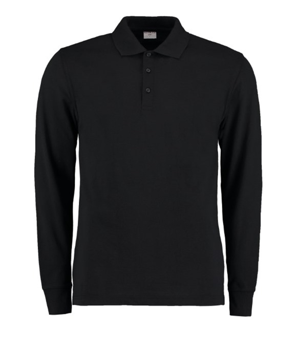 Piqué polo long-sleeved (classic fit)