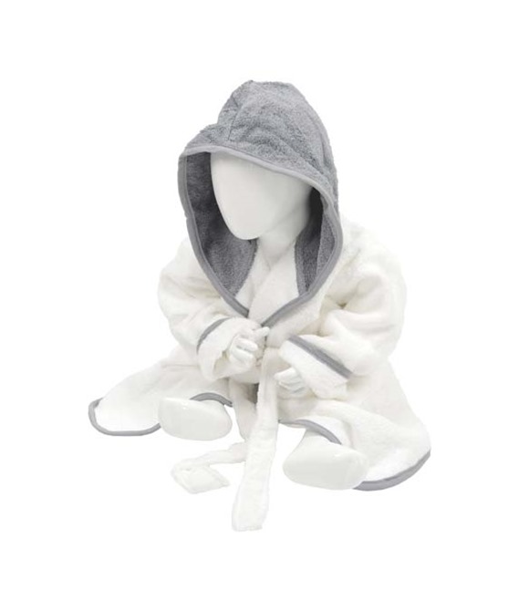 A&R Towels ARTG Babiezz hooded bathrobe