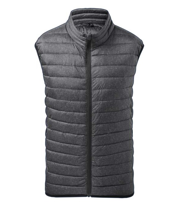 2786 Melange padded gilet