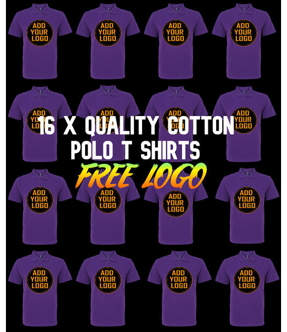 Cotton Polo Shirts Super 16 Bundle