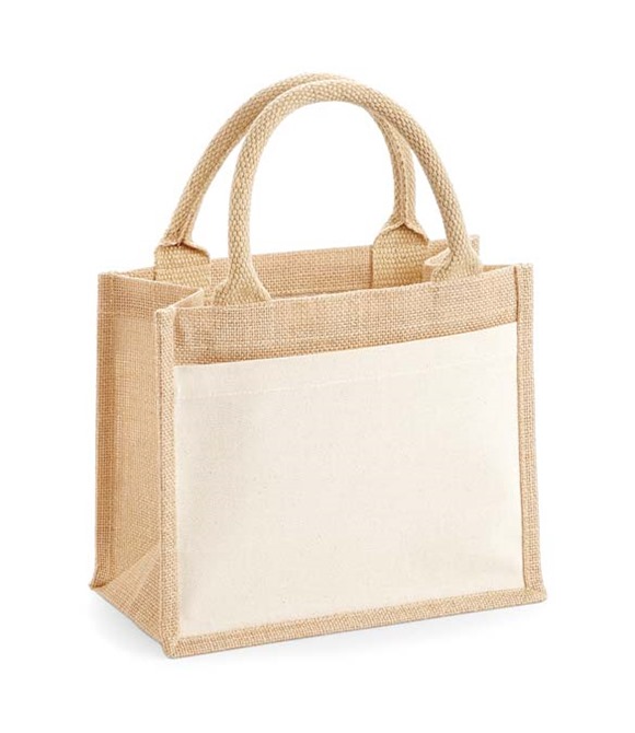 Westford Mill Cotton pocket jute gift bag