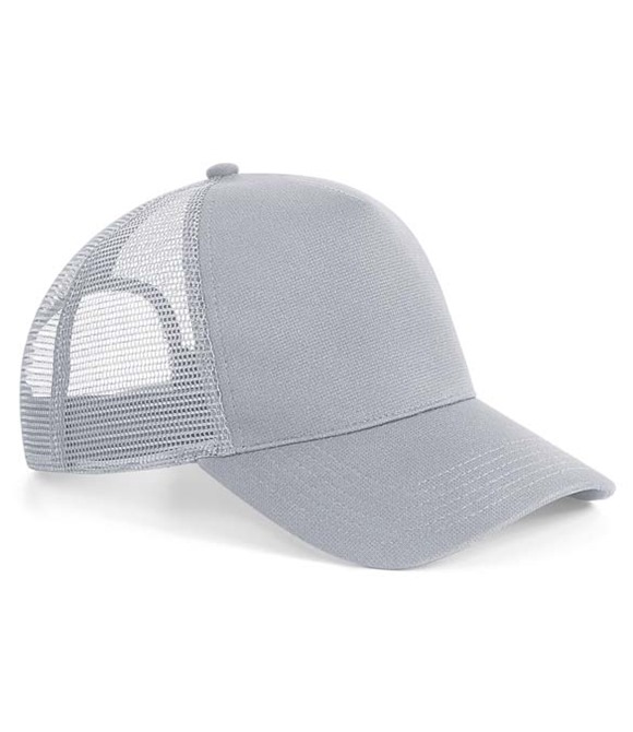 Microknit snapback trucker