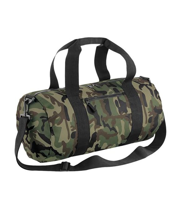 Camo barrel bag