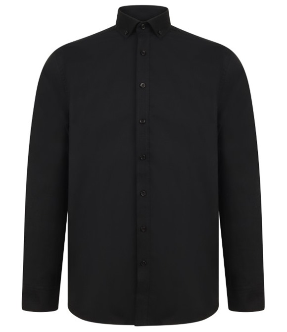 Modern long sleeve Oxford shirt