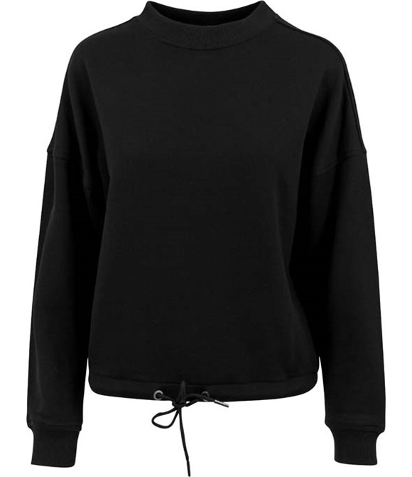 Build Your Brand Women's oversize crew neck