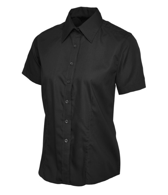 Ladies Poplin Short Sleeve Shirt