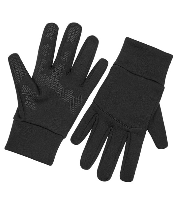 Softshell sports tech gloves