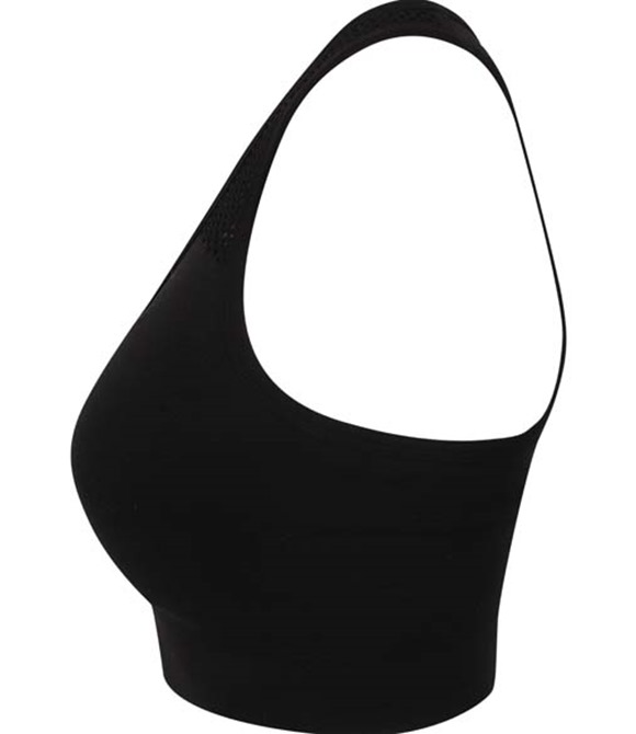 Women's seamless sports bra