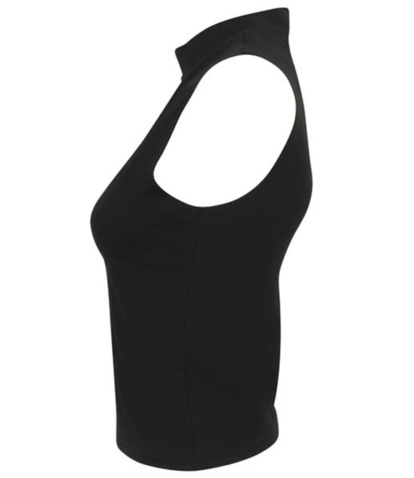 SF Women's high neck crop vest