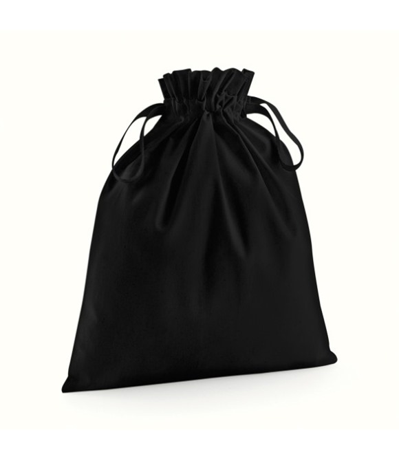Organic cotton drawcord bag