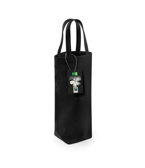 Fairtrade cotton bottle bag