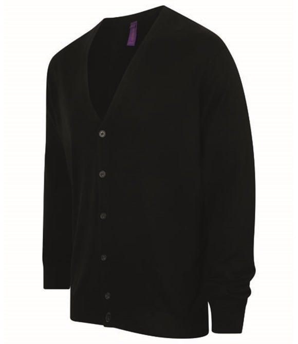 Henbury V-button cardigan