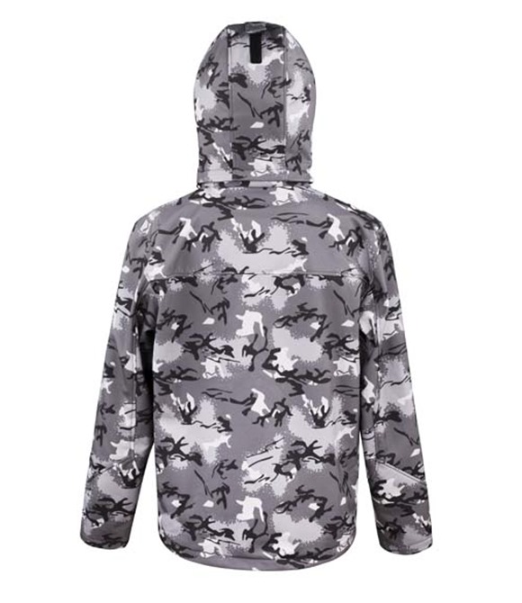 Result Urban Outdoor Camo TX performance hooded softshell jacket