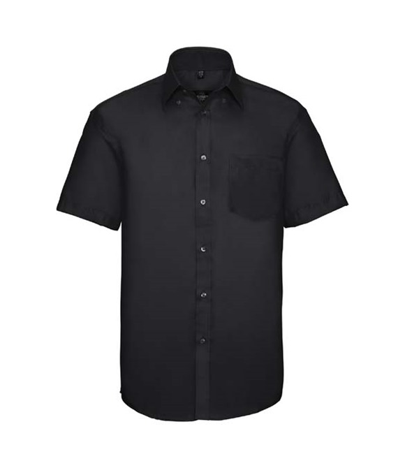 Russell Collection Short sleeve ultimate non-iron shirt