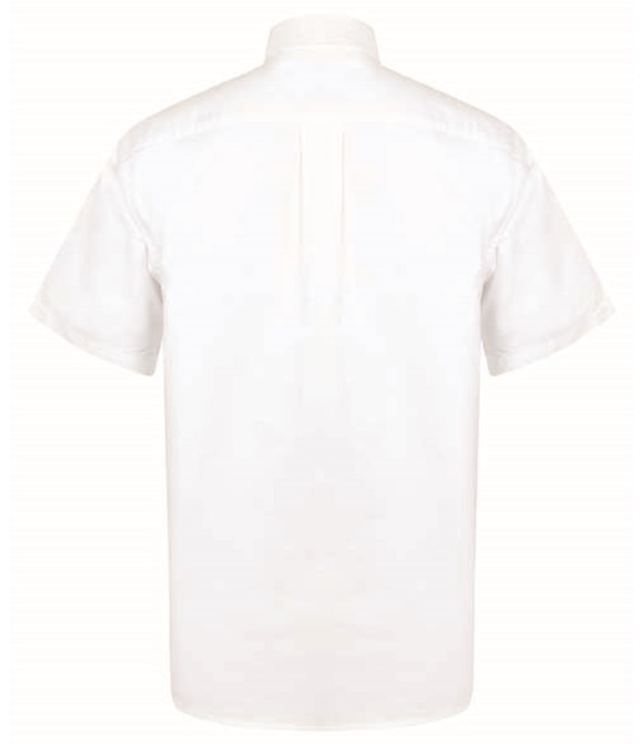 Henbury Short sleeve classic Oxford shirt