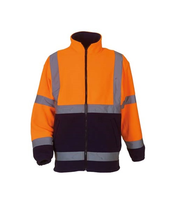 Yoko Hi-vis heavyweight fleece jacket (HVK08)