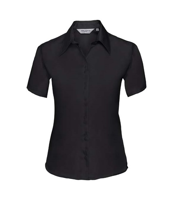 Russell Collection Women's short sleeve ultimate non-iron shirt