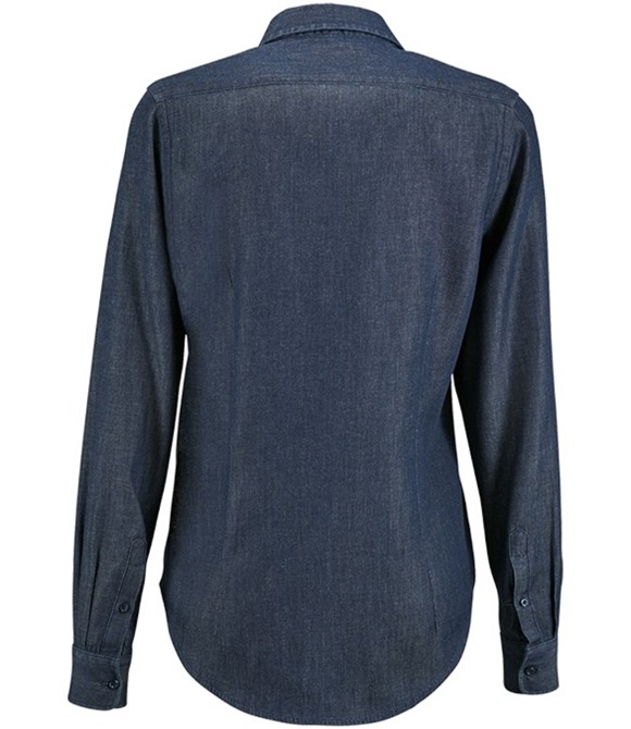 Ladies Barry Long Sleeve Denim Shirt
