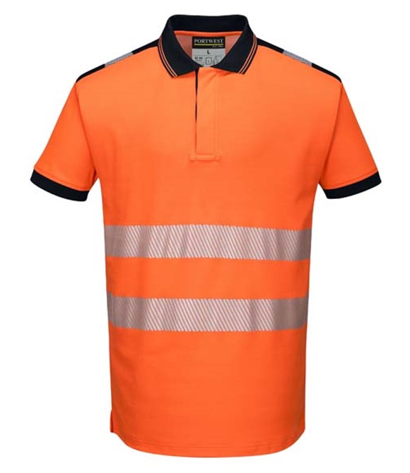 Portwest PW3 Hi-vis polo shirt (T180)