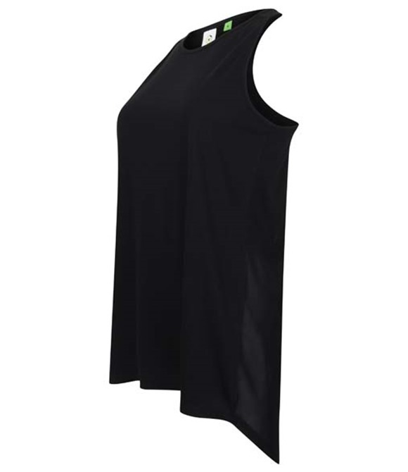 Women's open back vest