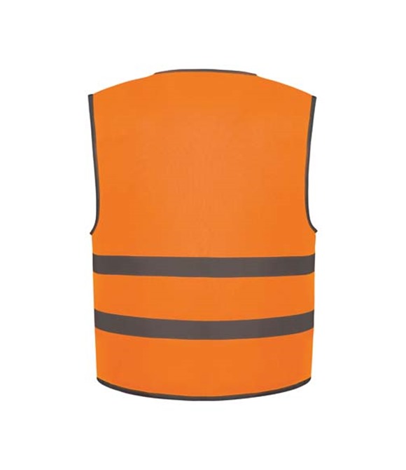 Hi-vis reflective border kids waistcoat (HVW102CH)