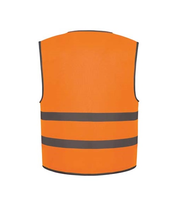 Yoko Hi-vis reflective border kids waistcoat (HVW102CH)