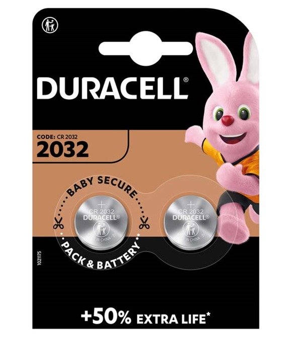Home & Living Duracell CR2032 lithium batteries 2-pack