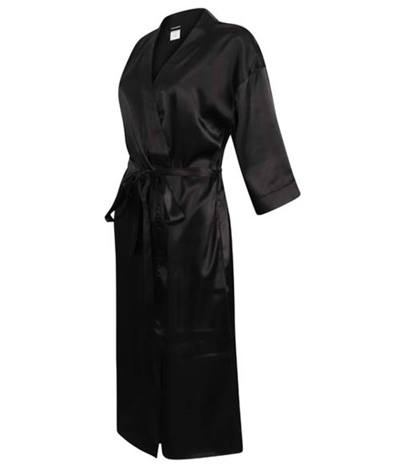 Women's satin robe
