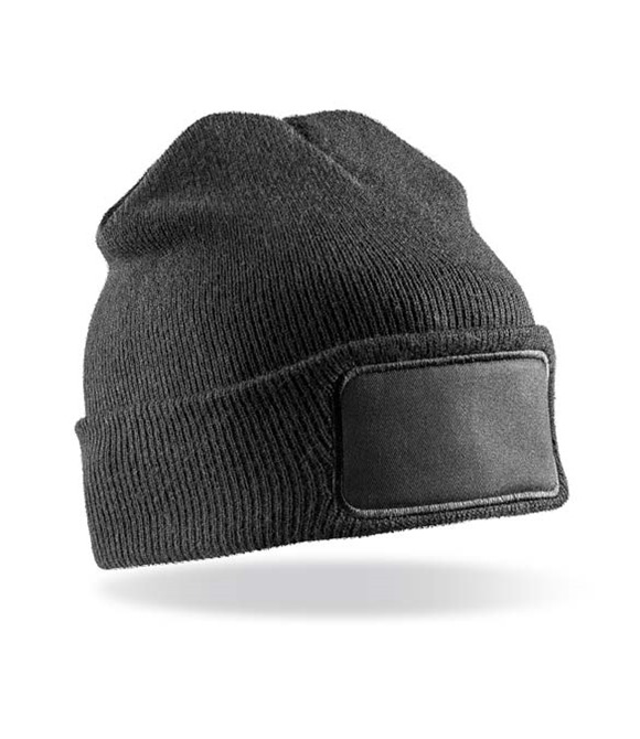 Double-knit printers beanie