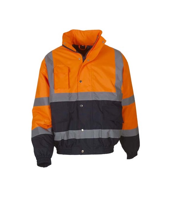 Yoko Hi-vis two-tone bomber jacket (HVP218)