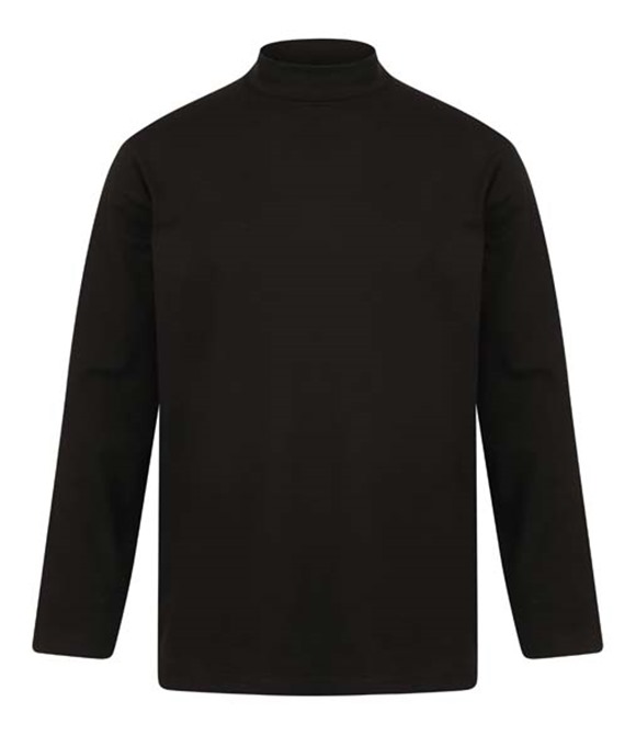 Henbury Long sleeve roll neck top