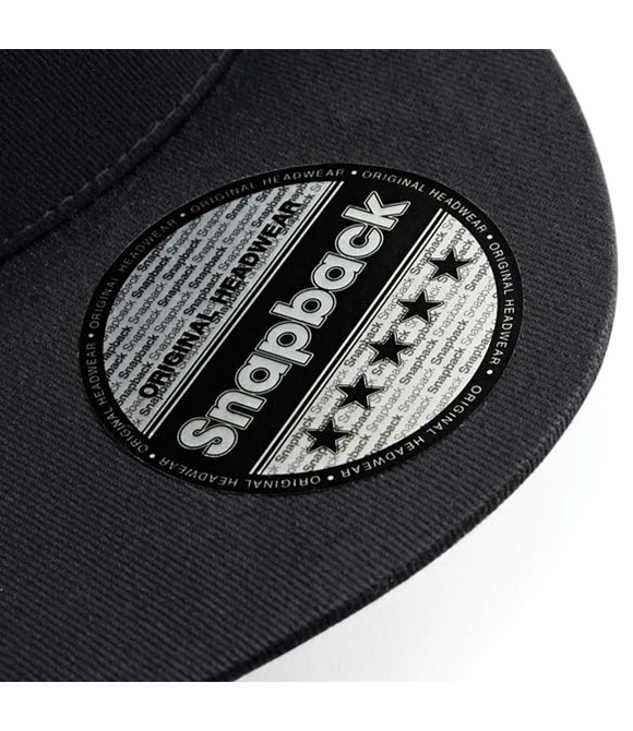 Beechfield 5-panel snapback rapper cap