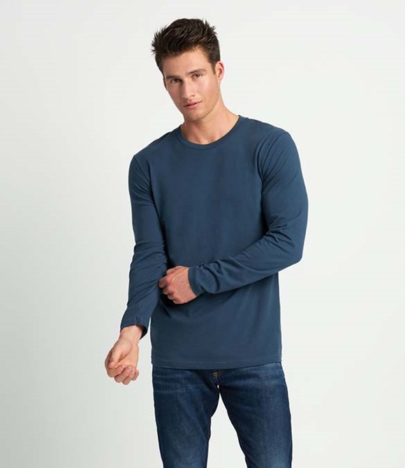  Next Level Cotton Long Sleeve Crew Neck T-Shirt