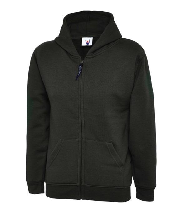 300GSM Childrens Classic Full Zip Hooded Sweatshirt