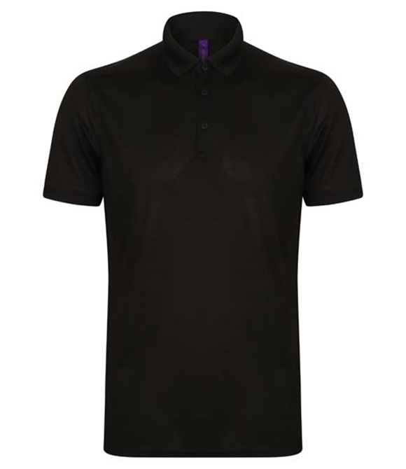 Stretch polo shirt with wicking finish (slim fit)