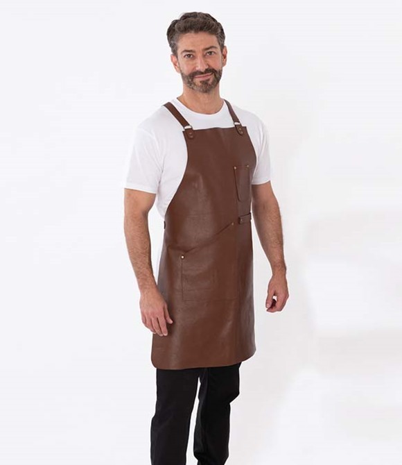 Joseph Alan Leather Bib Apron