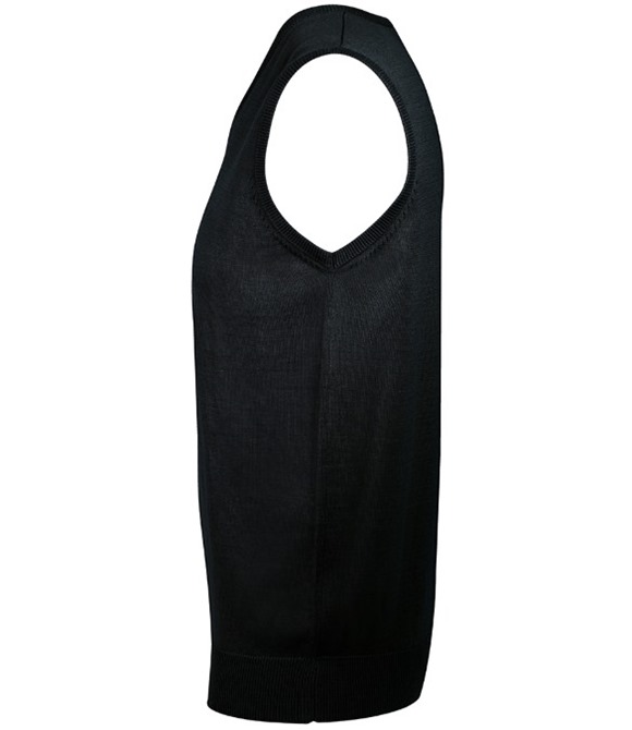 Unisex Gentlemen Sleeveless Cotton Acrylic V Neck Sweater