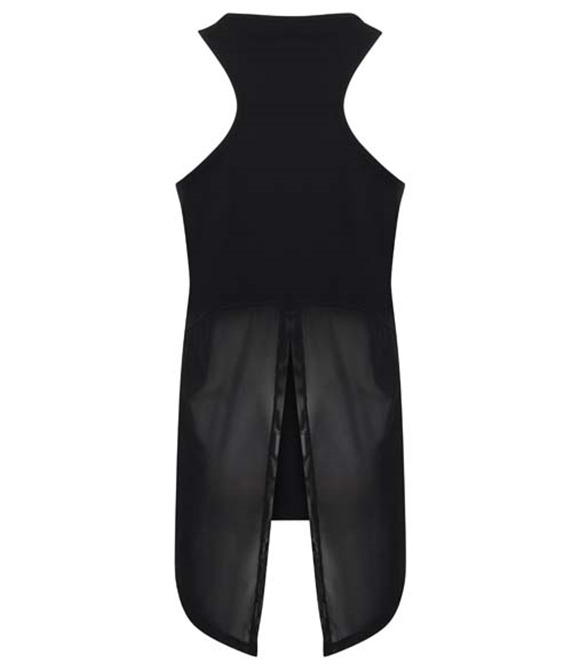 Women's open back vest